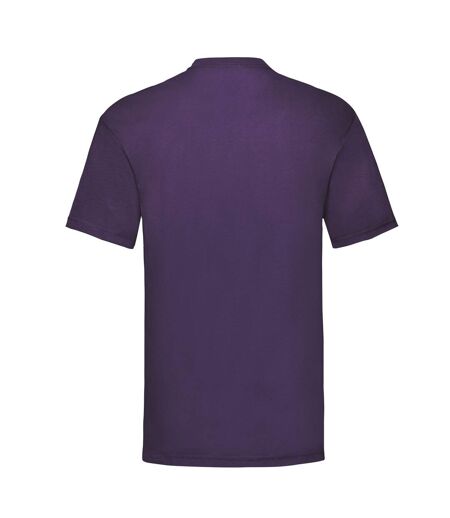 Mens Valueweight T-shirt Purple Fruit Of The Loom