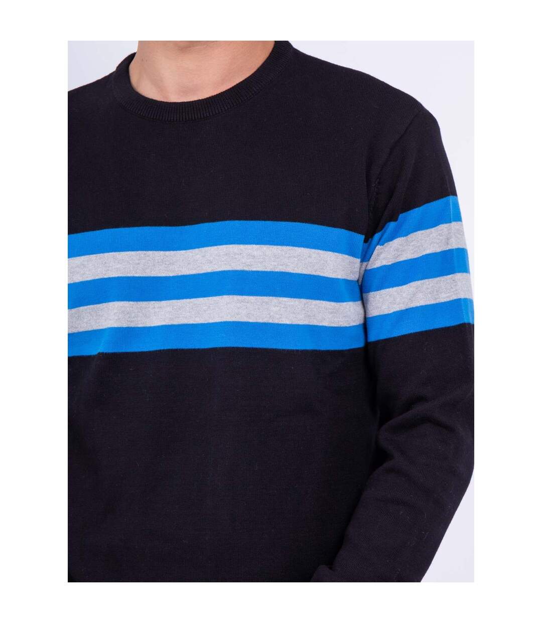 Pull col rond pur coton LIMOGE-3