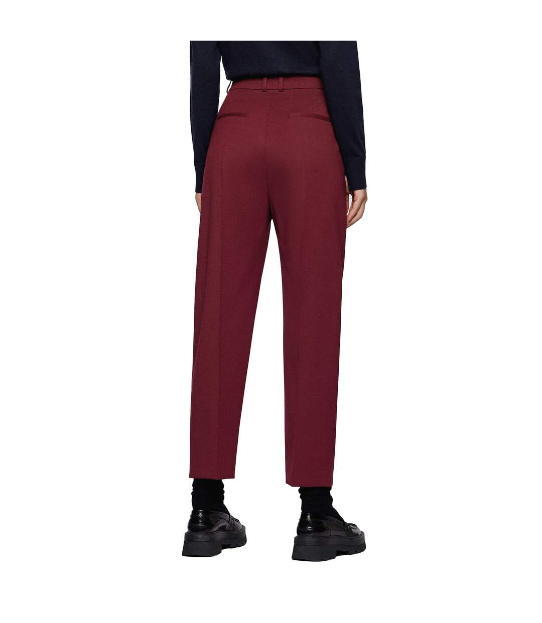 Pantalon Tedah Femme Rouge Boss-3