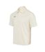 Mens Slaz Aero Logo Cricket Shirt Cream Slazenger-3