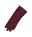 Eastern Counties Leather Womens/Ladies Sadie Contrast Panel Gloves (Cranberry/Cranberry) - UTEL266