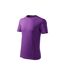 Mens Classic New T-shirt Violet Adler-3