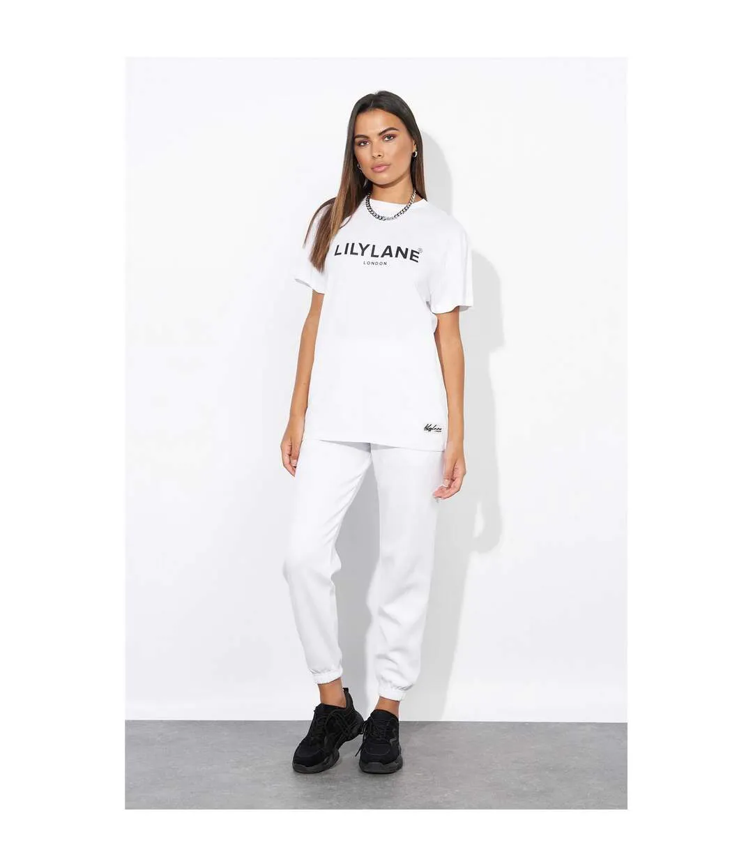 T-shirt Eliana Femme Blanc Lily Lane-4
