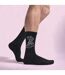 5 Pairs Mens Black Crew Socks Lightweight Breathable Sport Socks-4