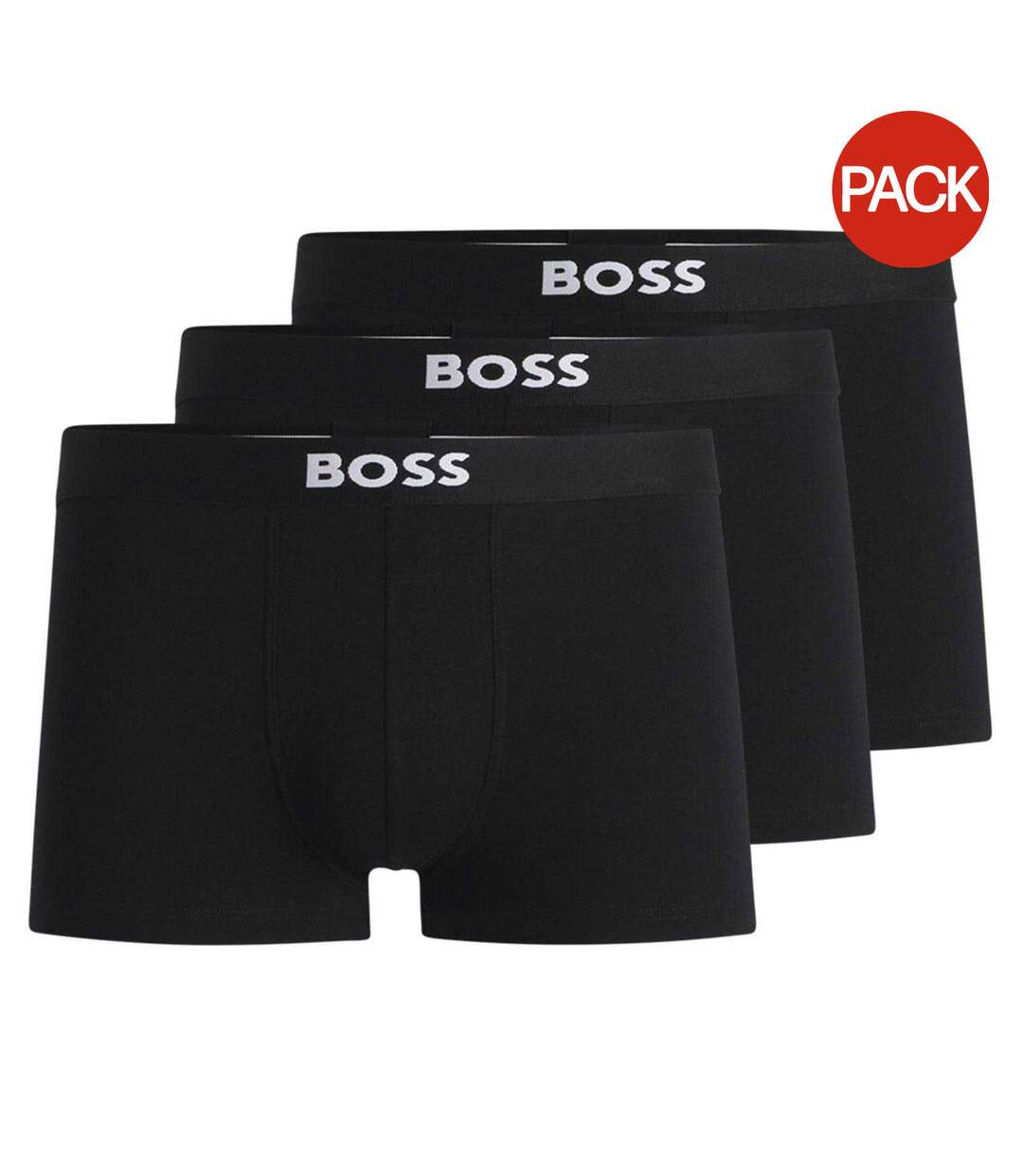 Lot De 3  Sous-vêtements Homme Noir Boss-2