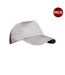 Lot de 2  casquettes unies adulte blanc Result