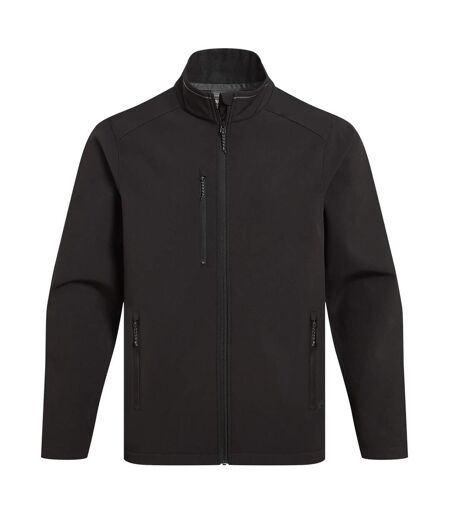 Mens Kiwi 3 Layer Soft Shell Jacket Black Craghoppers Expert