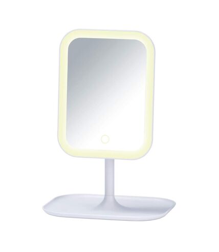 Miroir LED à poser Bertiolo - Blanc