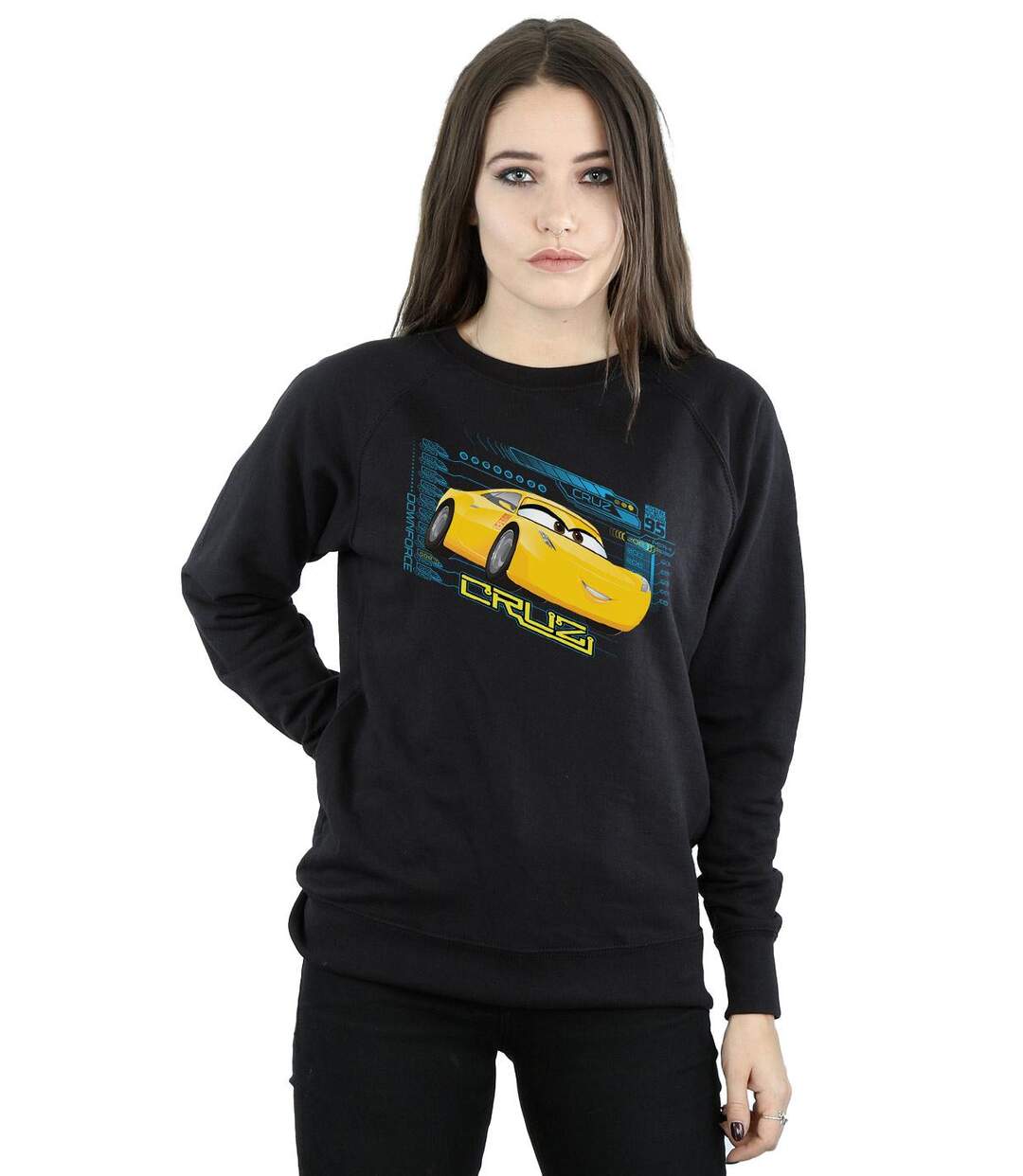 Disney - Sweat CARS CRUZ RAMIREZ - Femme (Noir) - UTBI3317-4