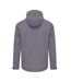 Mens makalu recycled polyester soft shell jacket vulcano heather grey heather Iqoniq-2