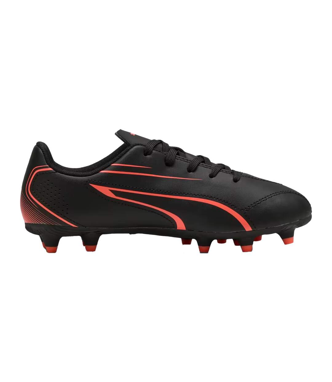 Mens Vitoria Fg/ag Football Boots Black Red Puma-1