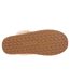 Womens/ladies Cow Suede Slippers Chestnut EverAu-4