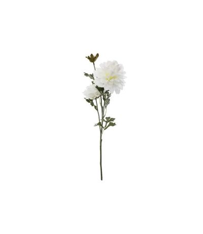 Fleur Artificielle Dahlia 62cm Blanc