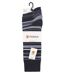 5 Pack Mens Striped Patterned Cotton Dress Socks