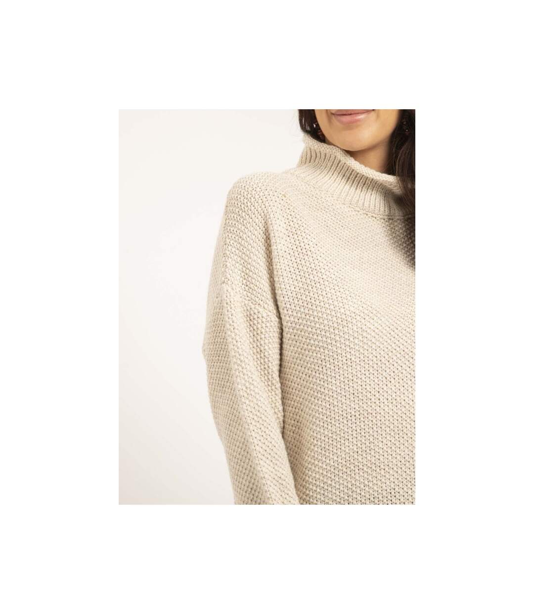 Pull col montant KIANTY - Dona X Lisa-3