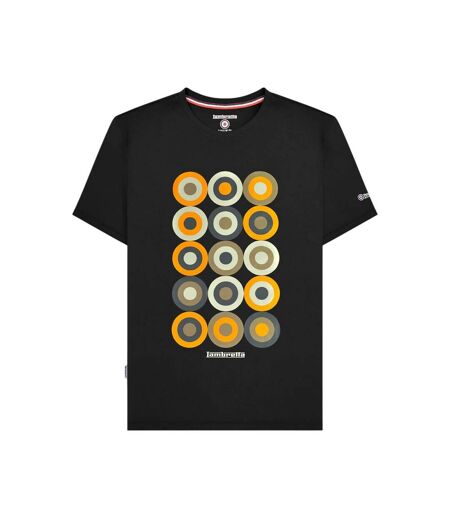 Mens Mod Target T-shirt Black Lambretta