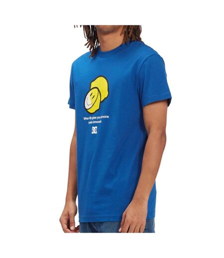 T-shirt Bleu Homme DC Shoes Sour Times - M