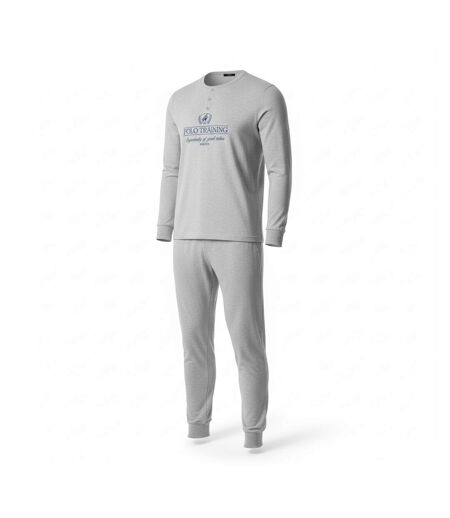 OZABI Pyjama Homme Doublé Polaire Print Brodé