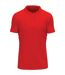 Mens Stretch Polo Shirt Scarlet Red Stedman-1