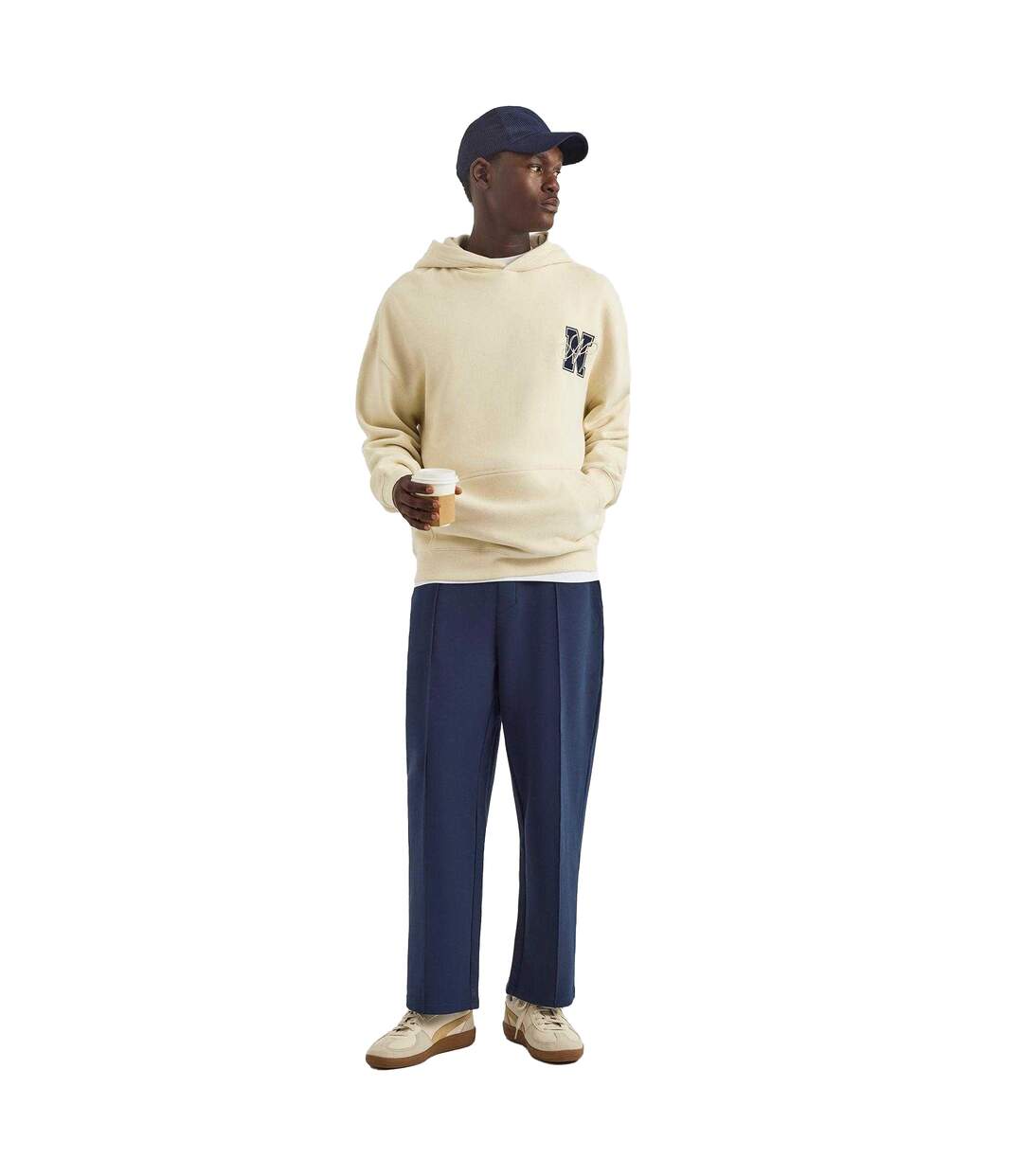 Mens Sade Hoodie Ivory Nautica-1