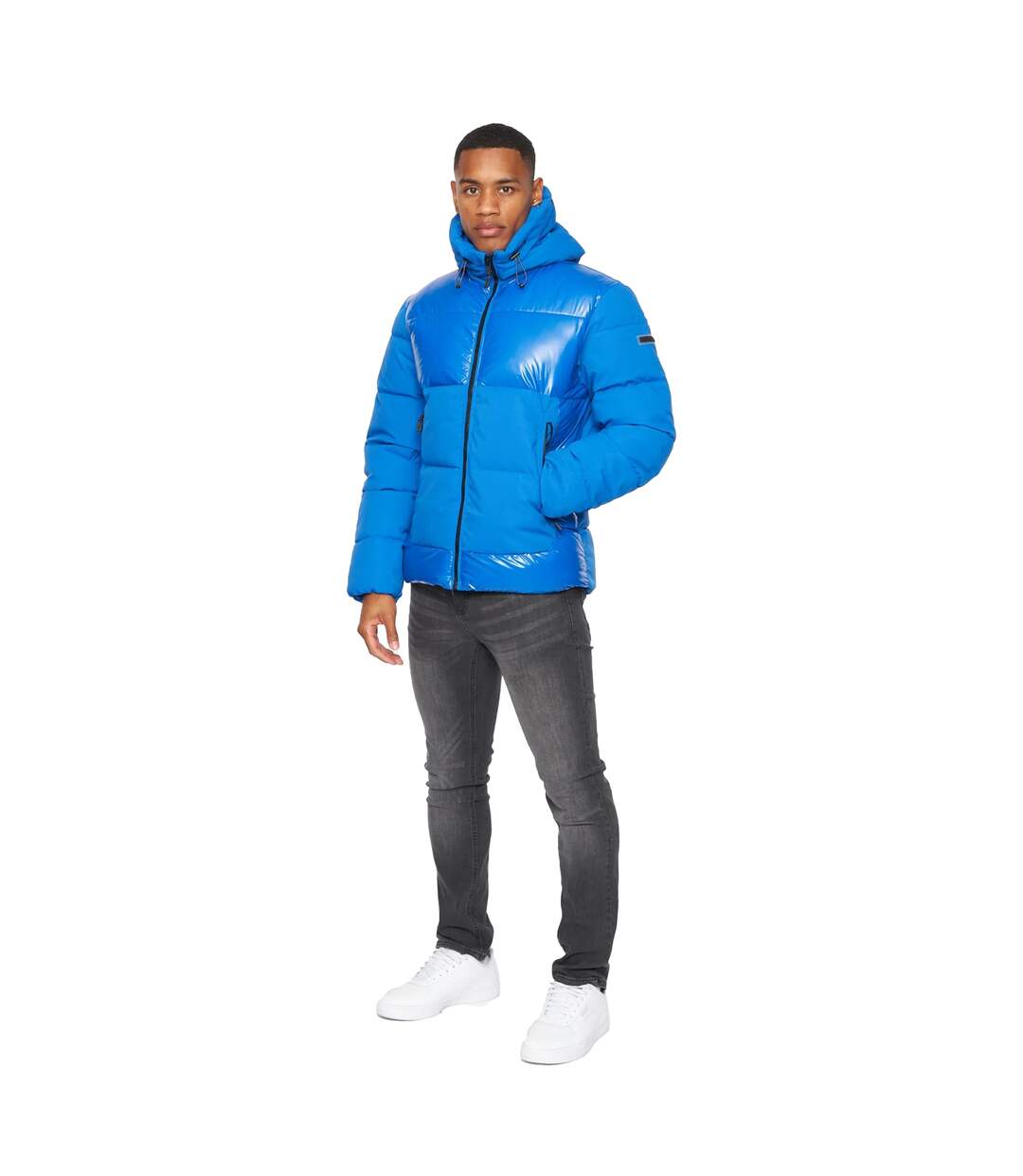 Mens montaro short puffer jacket lapis blue Kings Will Dream