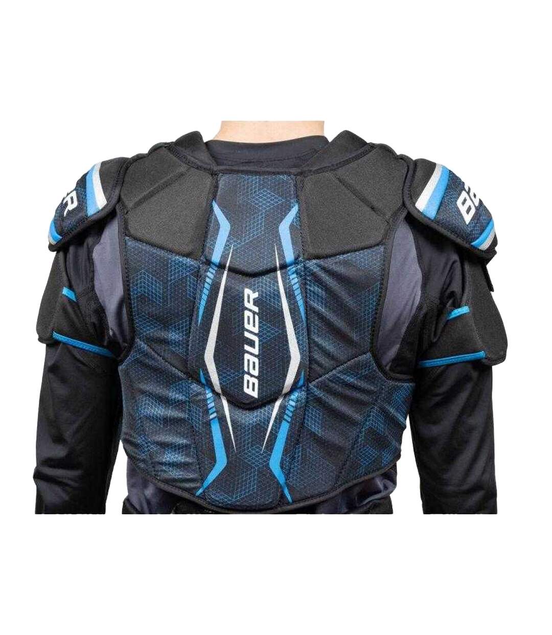 Épaulières De Hockey Sur Glace Intermediate Homme M Noir Bleu Bauer-3