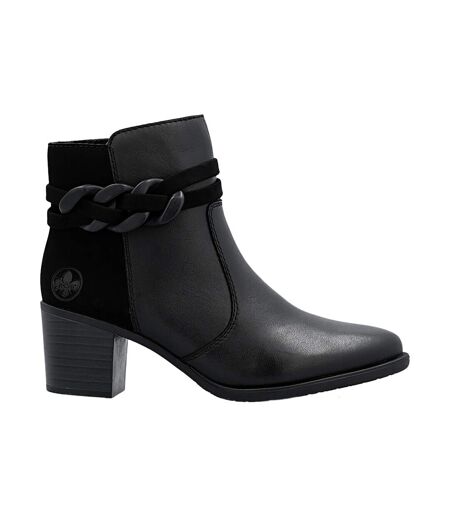 Bottine Cuir Rieker Microstretch