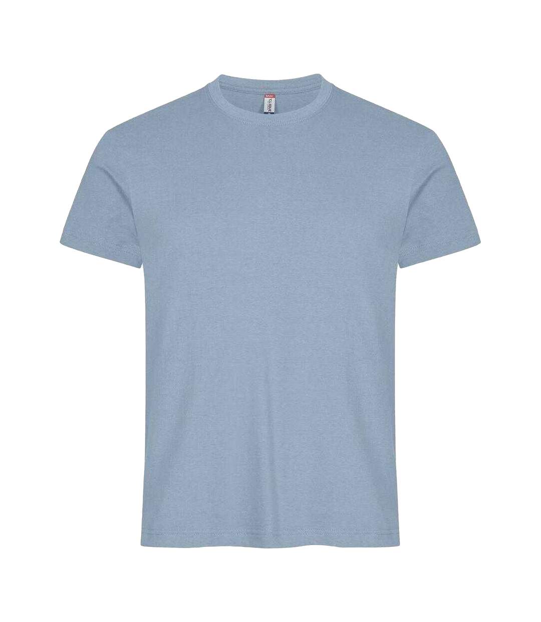 Mens Basic T-shirt Soft Blue Clique-1