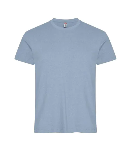 Mens Basic T-shirt Soft Blue Clique