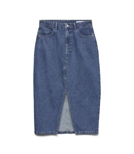 Jupe en jean bleu foncé femme vero moda elfi