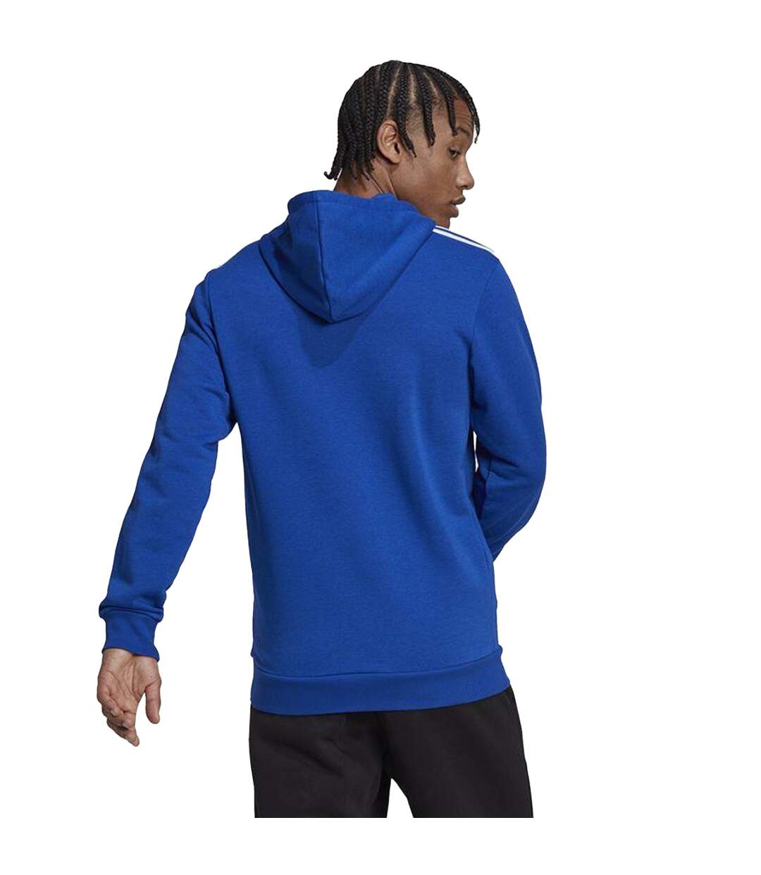 Sweat À Capuche Essentials Homme Bleu Adidas-3