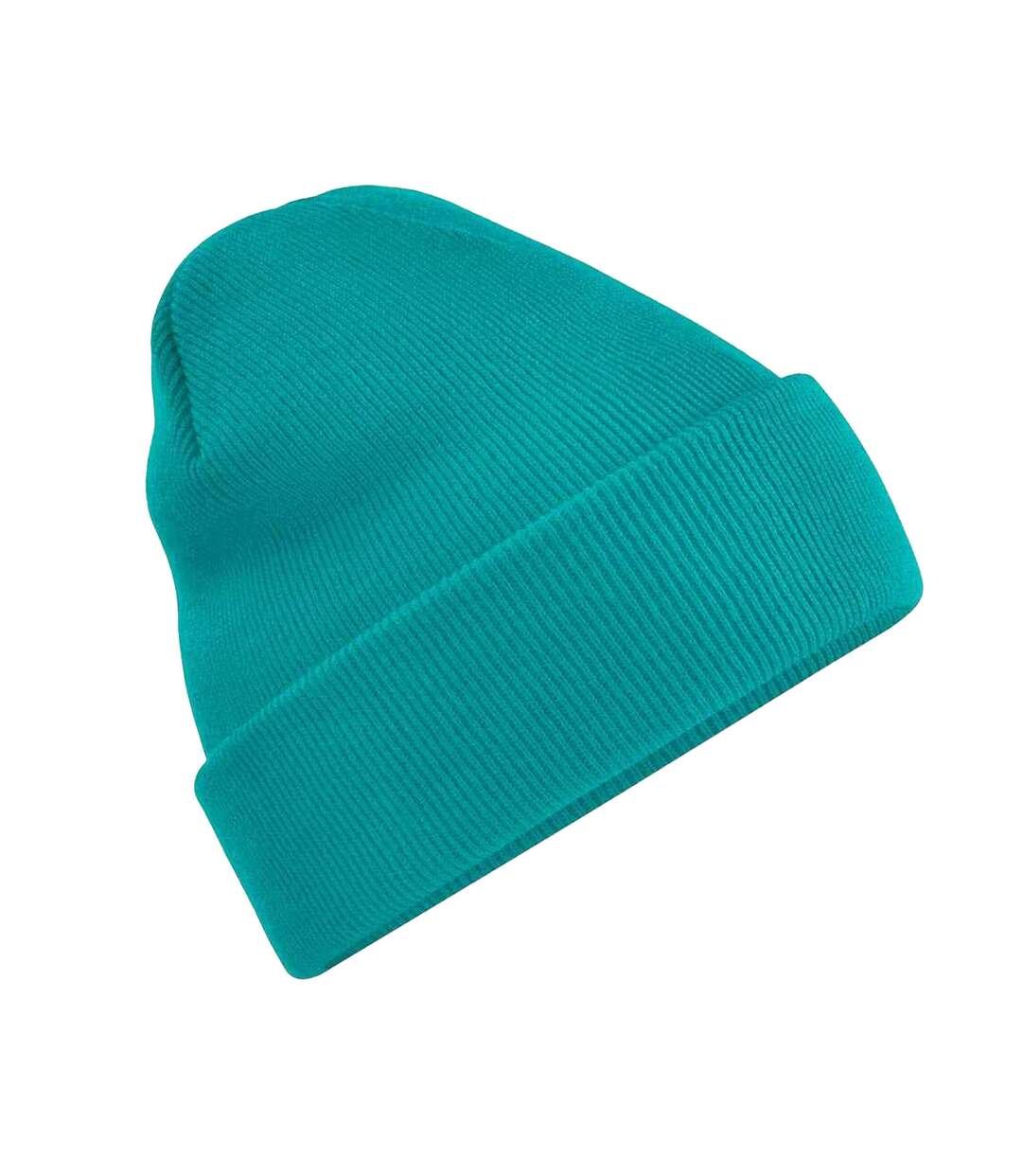 Bonnet À Manchettes Original Pour Adultes, Unisexe Émeraude Beechfield-1