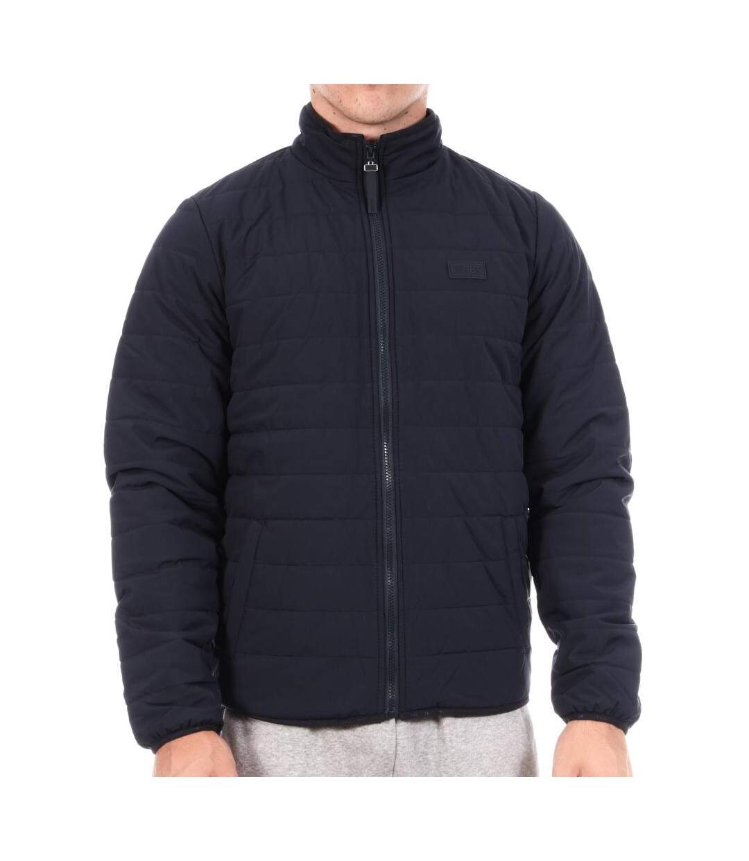 Doudoune marine homme tbs josefzip-1