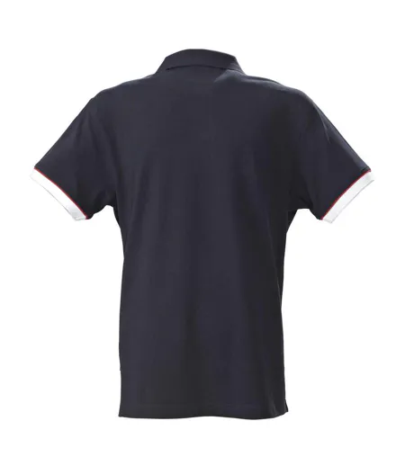 Mens Anderson Pique Polo Shirt Navy James Harvest