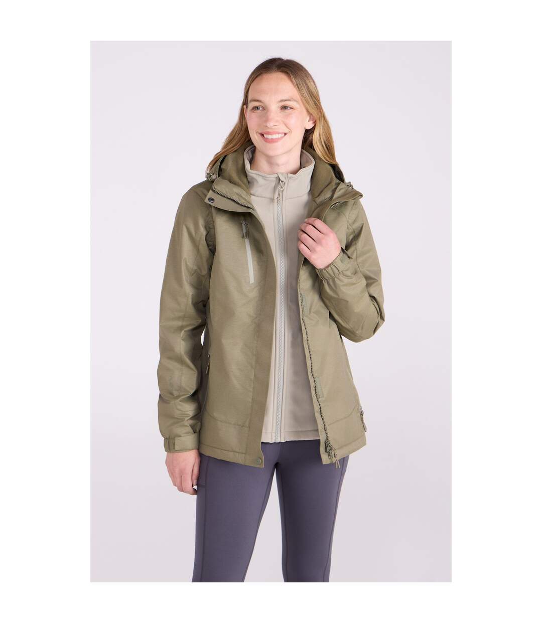Veste Bracken Melange Femme Vert Mountain Warehouse-1