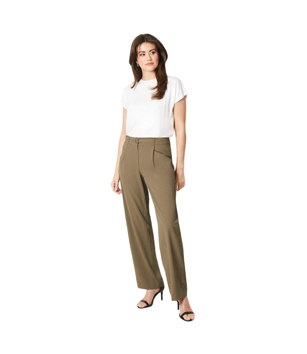 Pantalon femme kaki Principles