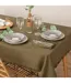 Nappe Déco à Franges Maha 150x250cm Vert Kaki-1