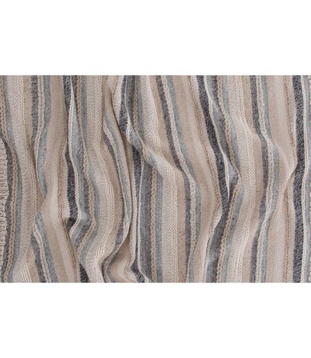 Tapis Déco en Laine Gudha 200x300cm Beige & Bleu