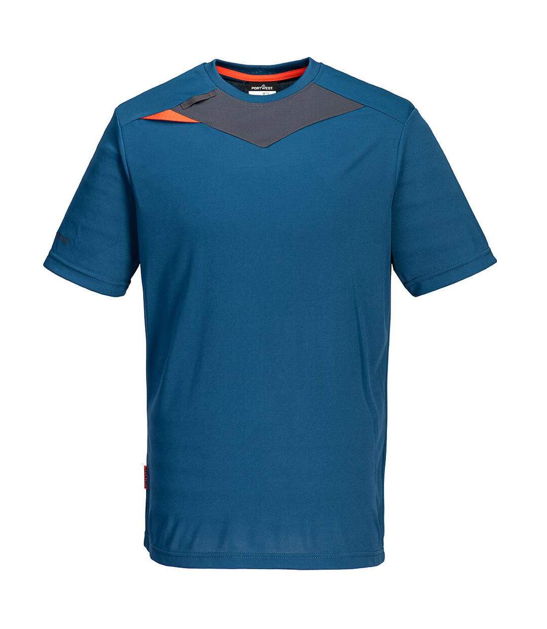 Mens dx4 t-shirt metro blue Portwest