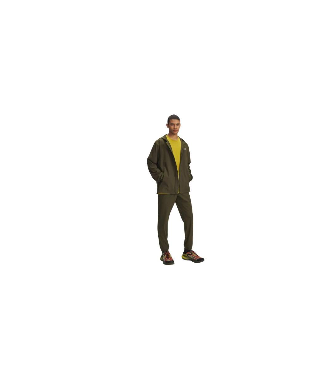 Mens Vibe Relaxed Fit Joggers Green Under Armour-1