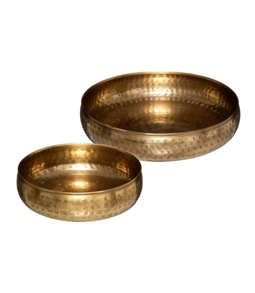 Lot de 2 Coupelles Déco Oasis 30cm Or-1