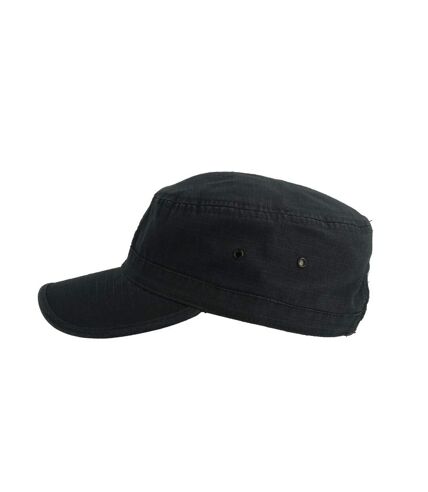 Casquette militaire mixte noir Atlantis