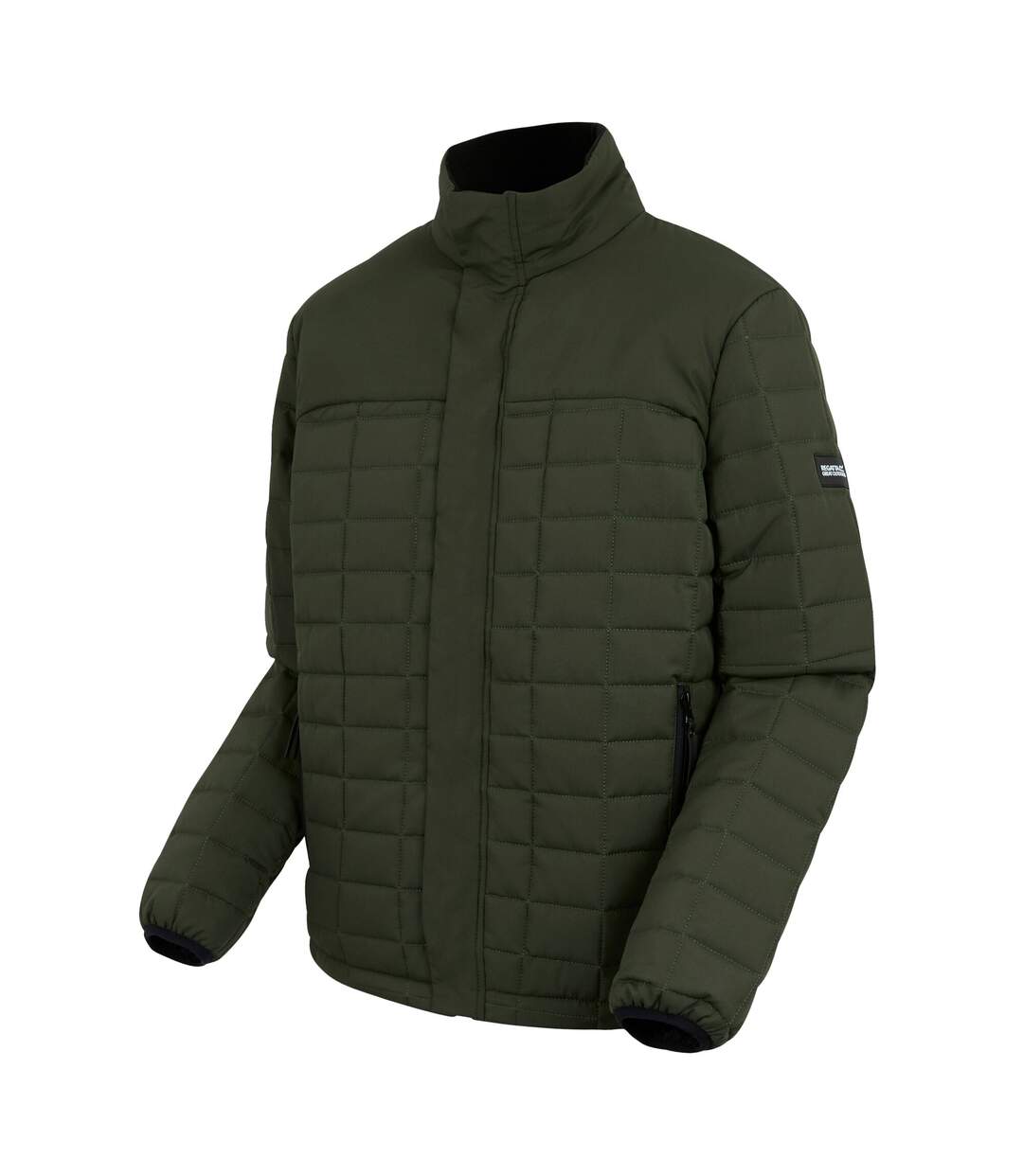 Doudoune Matelassée Haire Femme Kaki Foncé Noir Regatta-4