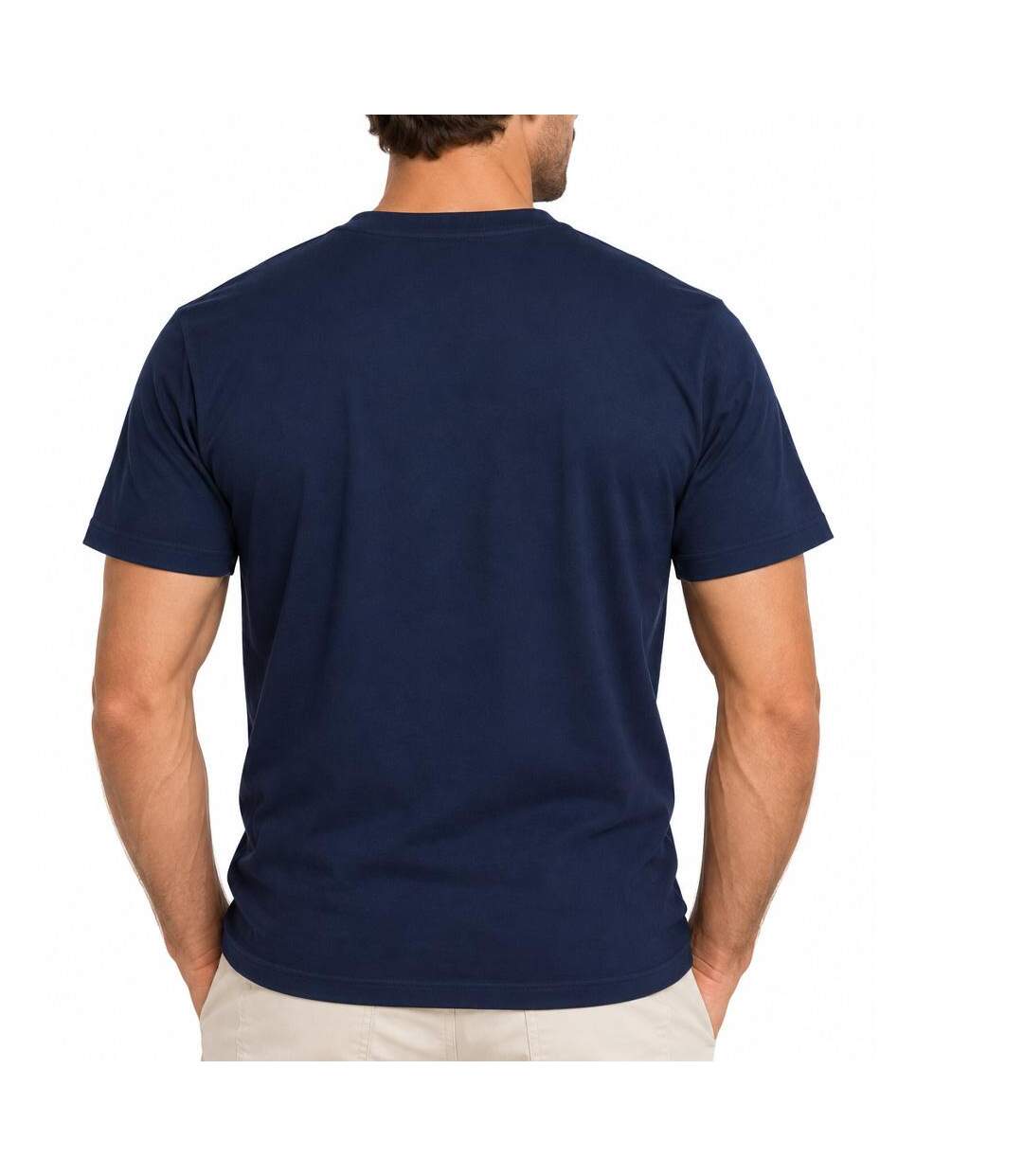 T-Shirt marine homme pare gabia andos-2
