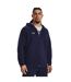 Veste À Capuche Rival Homme Bleu Nuit Under Armour-4