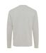 Unisex adult denali recycled cotton undyed sweatshirt heather grey Iqoniq-2