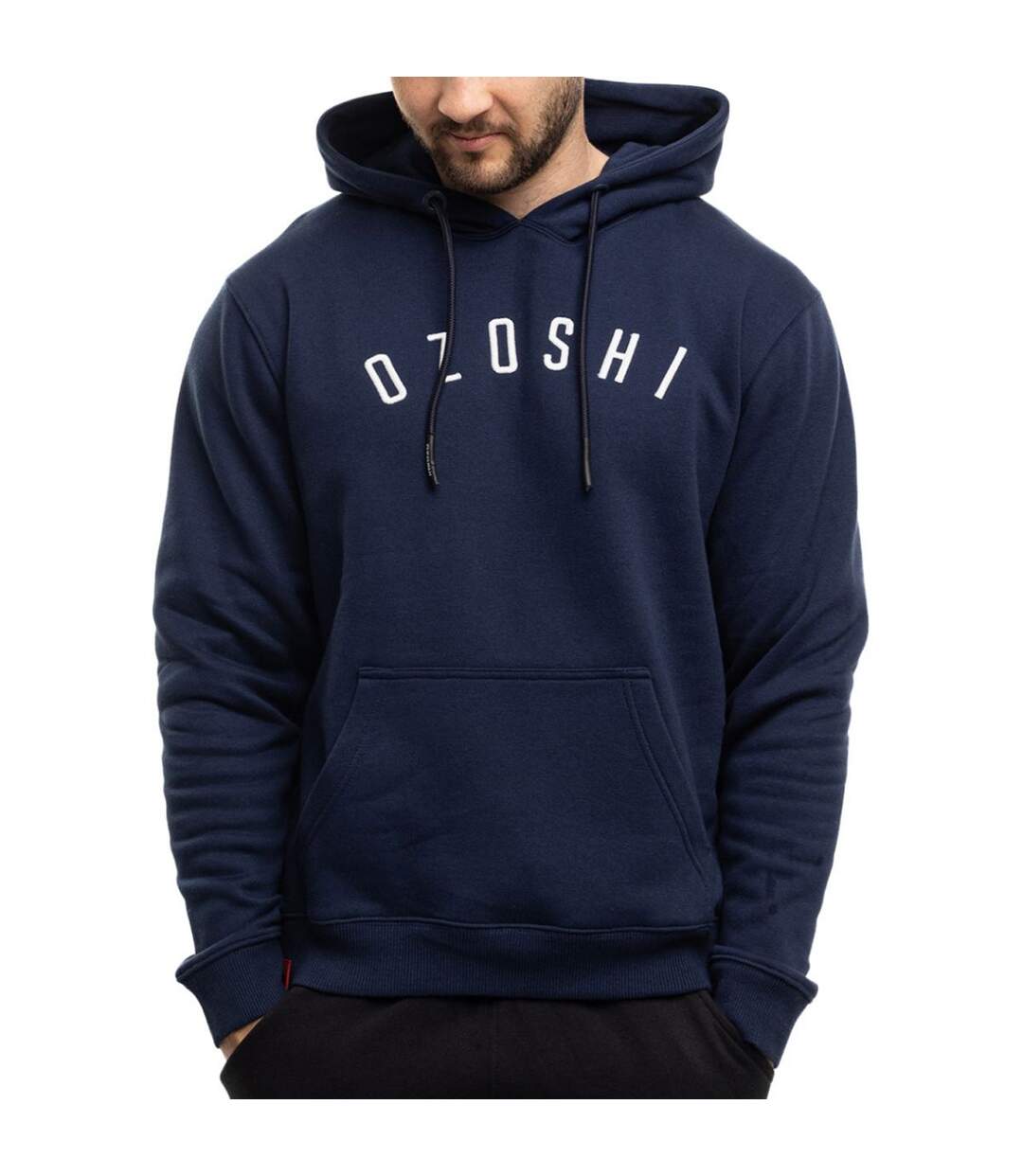 Sweat À Capuche Brazos Homme Bleu Marine Ozoshi-1