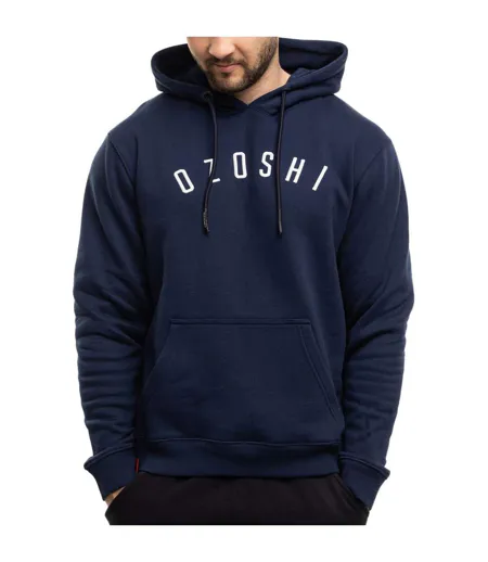 Sweat À Capuche Brazos Homme Bleu Marine Ozoshi