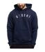 Sweat À Capuche Brazos Homme Bleu Marine Ozoshi-1