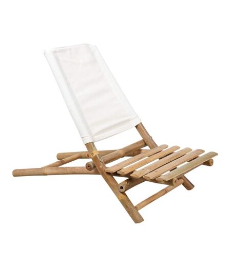 Chaise de plage en bambou